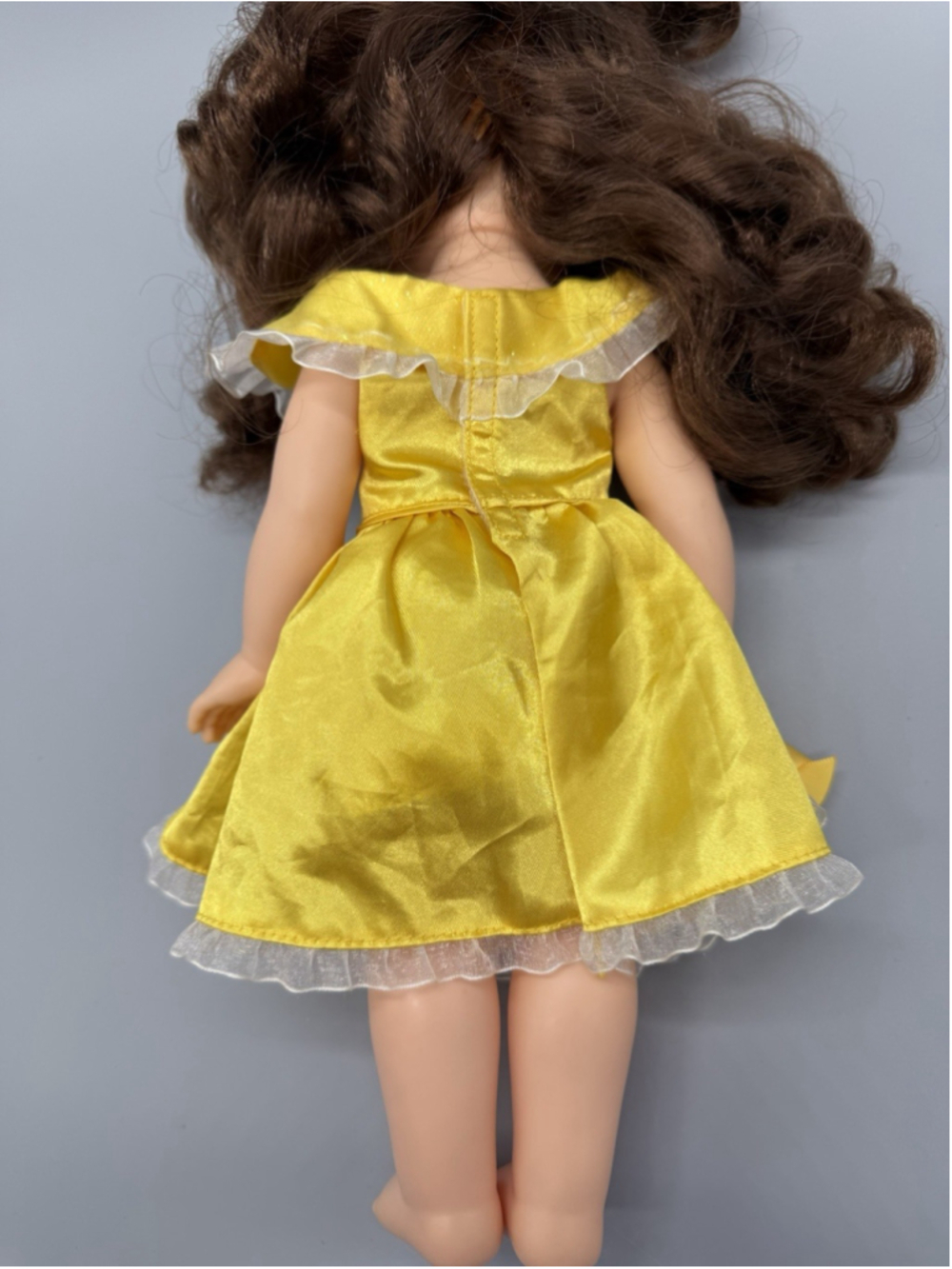 Belle My First Princess Beauty Beast Disney Doll 14" Yellow Dress Hair Tiara - Picture 7 of 8